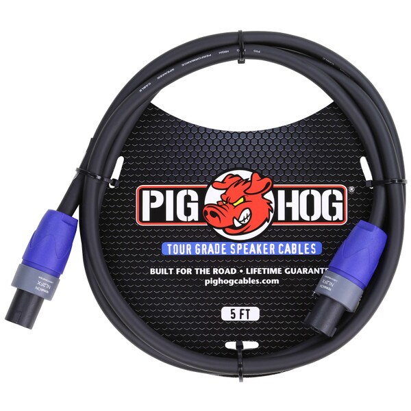 Main product image for Pig Hog PHSC5SPK 5 ft. Tour Grade Speaker Cable 14/2 AWG speakON to speakON256-029
